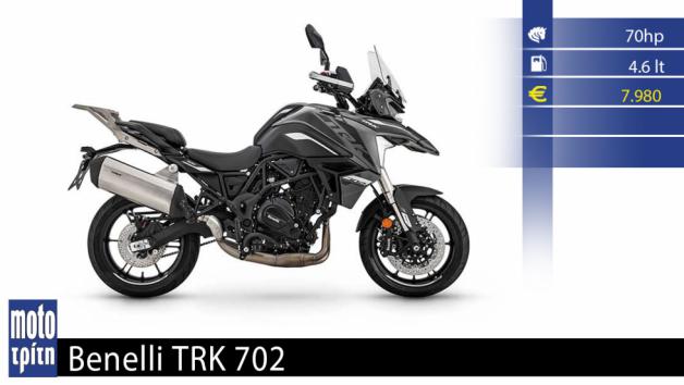 Benelli TRK 702: 70 άλογα και κατανάλωση 4,6 λτ/100χιλ